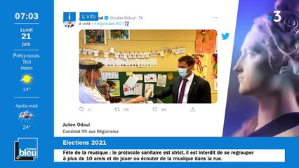 21/06/2021 - La matinale de France Bleu Bourgogne