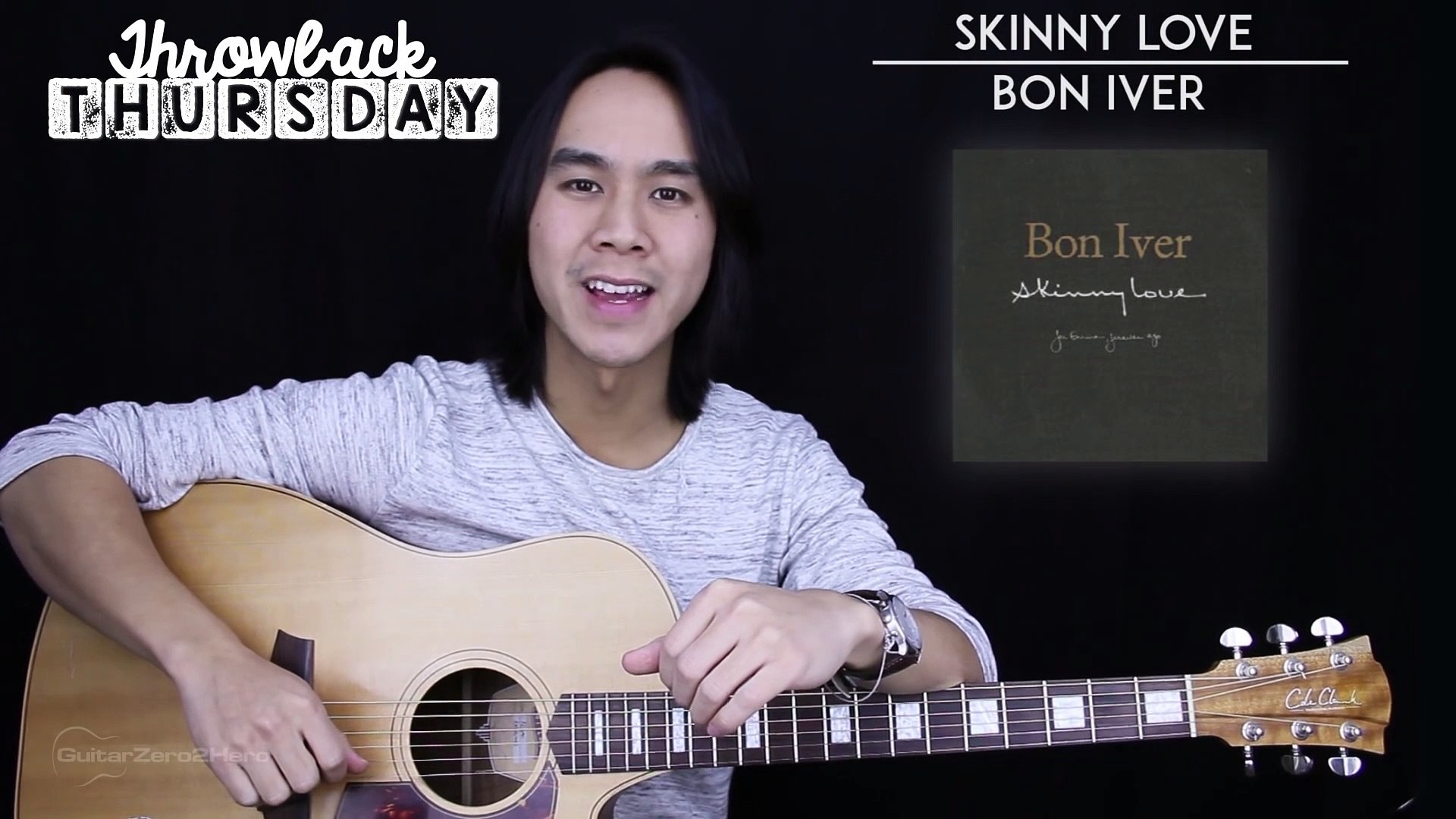 Skinny Love Guitar Tutorial + Bon Iver Guitar Lesson Easy Chords + Guitar  Cover - video Dailymotion