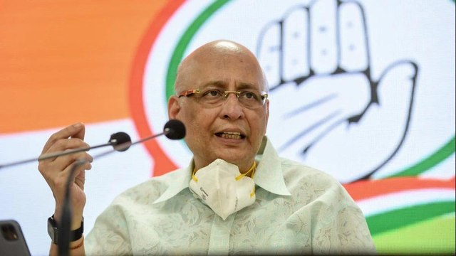 BJP targets Abhishek Singhvi for tweet on Om pronunciation