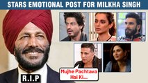 Kangana,Kareena,Ranveer, ShahRukh, Akshay, Celebs Heartfelt Note For Milkha Singh As He Passes Away