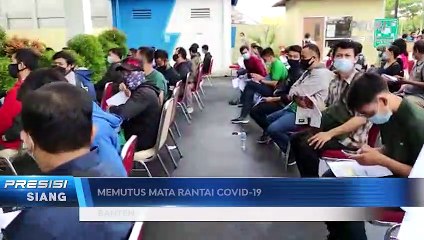 Vaksinasi Massal Polda Banten Menuju Herd Immunity di Indonesia