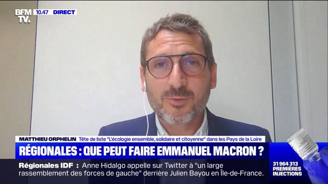 On est rassemblés : Matthieu Orphelin s'allie au socialiste Guillaume Garot pour le second tour des régionales dans les Pays de la Loire