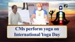International Yoga Day 2021: Haryana, Madhya Pradesh CMs perform asanas