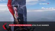 Sambil Terjun, Tim Skydiving Korps Marinir Ucapkan Selamat Ulang Tahun kepada Presiden Jokowi