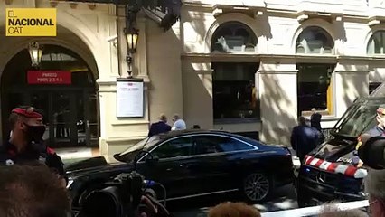 Escridassada dels manifestants a Sánchez Llibre