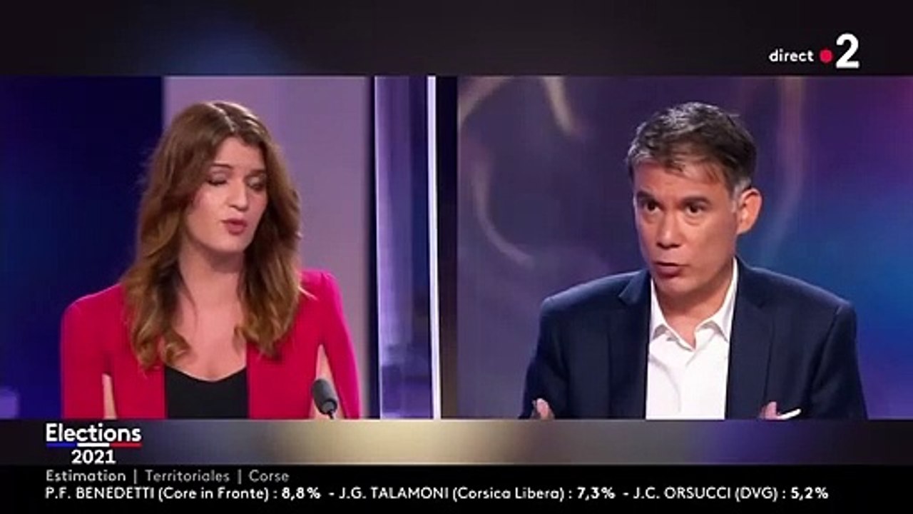Régionales : Laurent Delahousse tacle en direct Marlène Schiappa et Olivier Faure