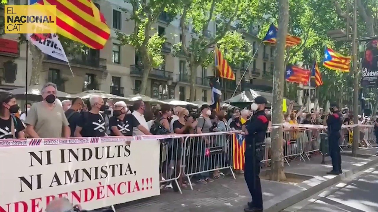 Resum manifestació Rambla