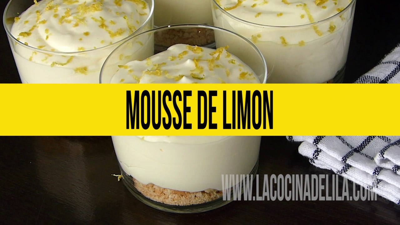 Cómo hacer mousse de limón ✅