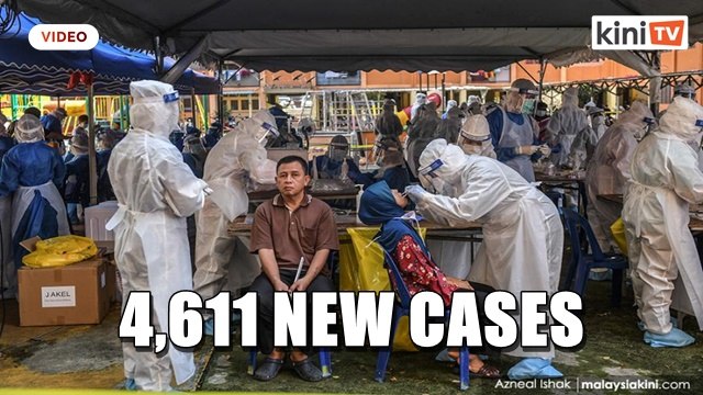 M'sia records 4,611 new Covid-19 cases, lowest since mid-May