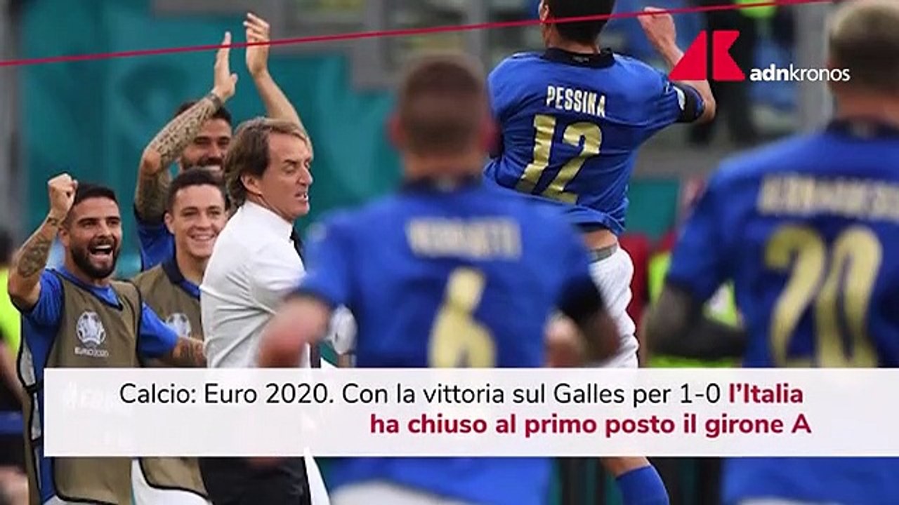Euro 2020, Italia-Galles 1-0: azzurri agli ottavi con 3 vittorie