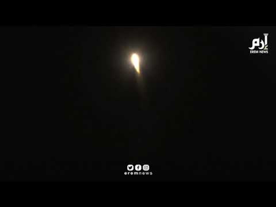 لحظة إطلاق صواريخ من إيران باتجاه قاعدتين عسكري...