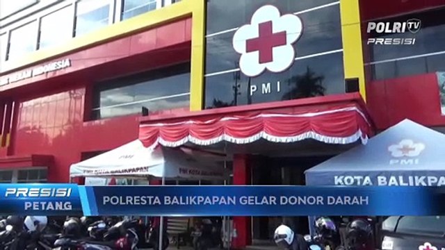 POLRESTA BALIKPAPAN GELAR DONOR DARAH