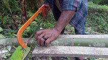 Making Long Bows From Bamboo Using Three Material [Bamboo , Plywood And Pvc ]