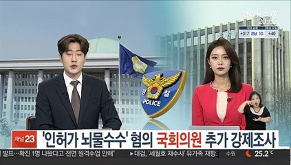 '인허가 뇌물수수' 혐의 국회의원 추가 강제조사