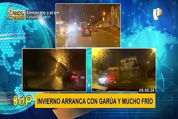 Invierno arranca con ligera garúa y mucho frío en varios puntos de Lima