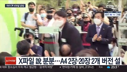 설설 끓는 尹 'X파일' 논란…與 맹폭에 野 총력엄호