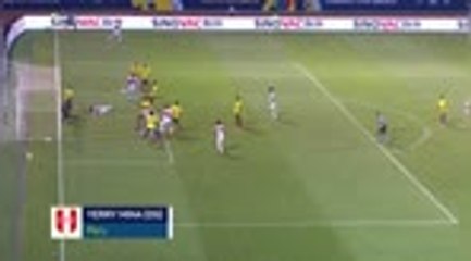 Eagle-eyed ref awards Peru winner against Colombia