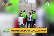 Punta Negra: cae pareja de robacasas cuando huían en camioneta repleta de electrodomésticos