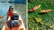 Tu peux traverser cette rivière cristalline en kayak sur 20km en Gaspésie et c'est magique