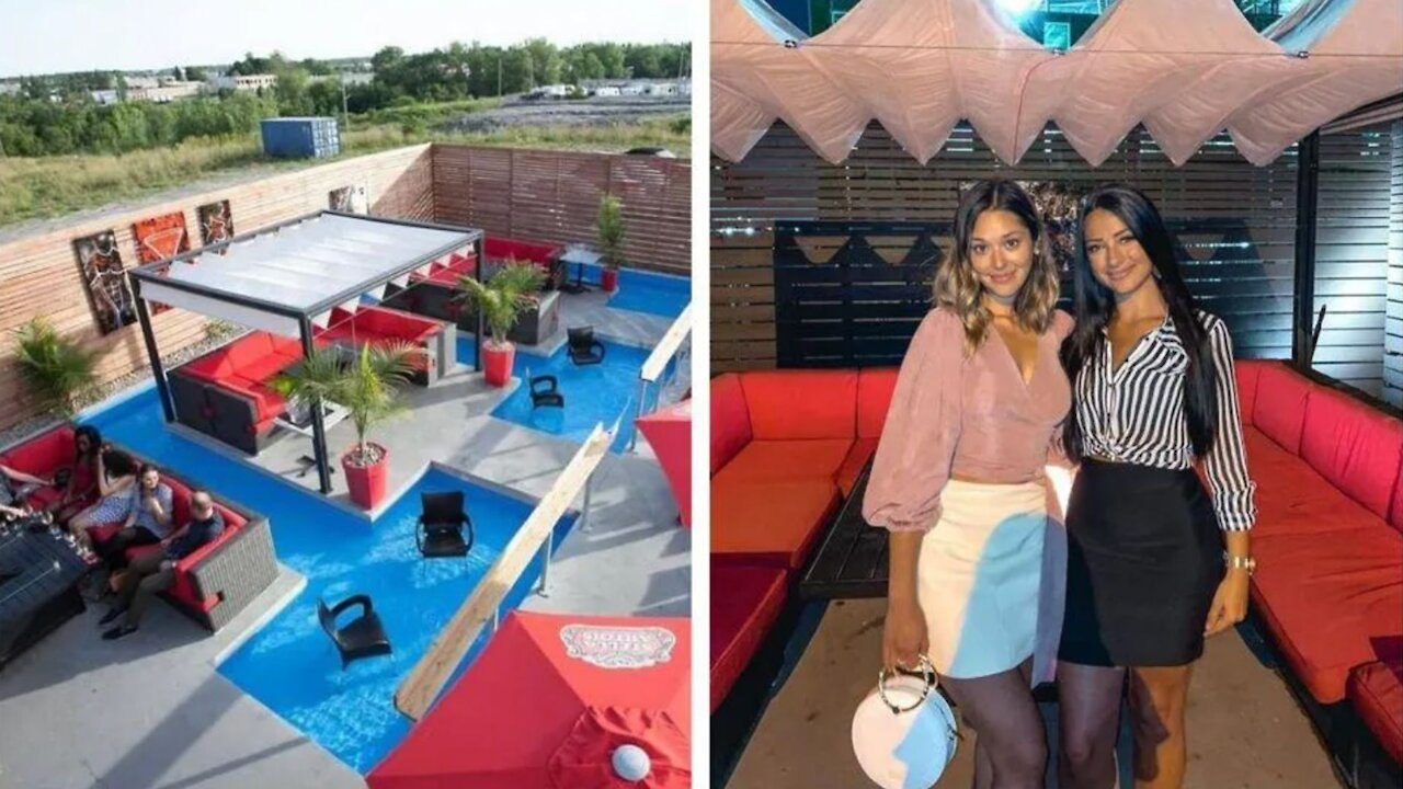 Ce resto sur la Rive-Nord de Montréal a une terrasse avec une piscine où tremper tes pieds