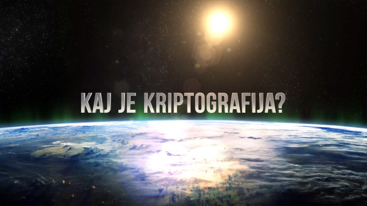 KAJ JE KRIPTOGRAFIJA?