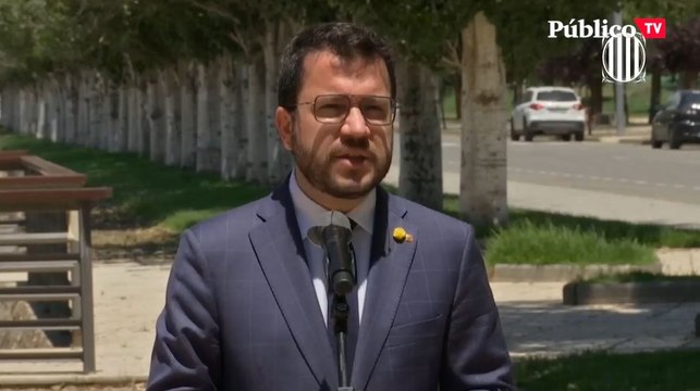 Pere Aragonès, sobre los indultos: Es un paso insuficiente e incompleto