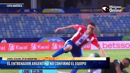 El entrenador argentino no confirmó el equipo