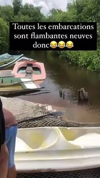 Tomer et Sandra Sisley découvrent leur embarcation...