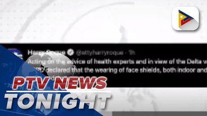 PRRD: Wearing of face shields still mandatory both indoor and outdoor