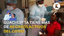 Guachupita tiene más de 40 casos activos del COVID y Salud Pública realiza operativo