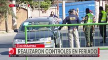 Policías instalan puntos de control en Cochabamba y brigadas médicas realizan rastrillajes