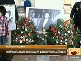 A 55 años de su asesinato realizan homenaje al revolucionario Fabricio Ojeda en el Panteón Nacional