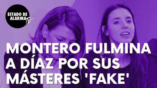 La hemeroteca de Irene Montero fulmina a su compañera Yolanda Díaz por sus másteres ‘fake’