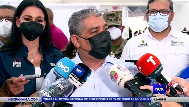 Habilitan espacio en Albrook para la jornada de vacunación con dosis de AstraZeneca - Nex Noticias