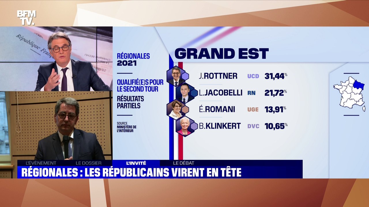 Jean Rottner: "Les présidents sortants ont fait leurs preuvent" - 21/06