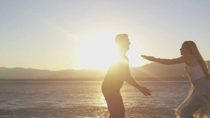 Beautiful couple near beach#love# romance