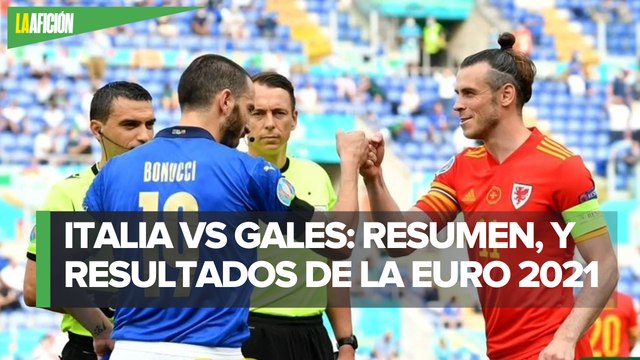Gales pierde ante Italia pero accede a octavos de final de la Eurocopa 2021