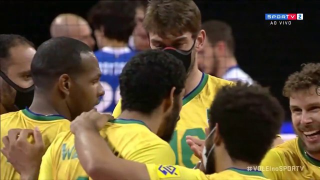 LIGA DAS NAÇÕES DE VÔLEI MASCULINO : 3 BRASIL X 1 ITÁLIA - 21/06/2021
