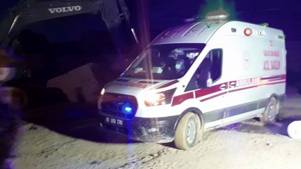 Mermer ocağında feci ölüm