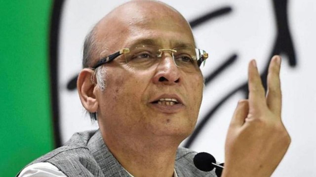 Abhishek Singhvi controversy: Congress begins damage control