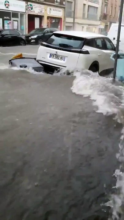 Reims à nouveau inondée le 21 juin 2 jours après les gros orages de samedi