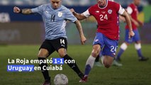 Chile a cuartos de final de la Copa América al empatar 1-1 con Uruguay