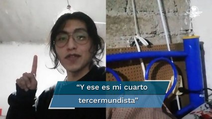 Tiktoker se vuelve viral al mostrar su cuarto “tercermundista”