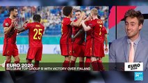 Euro 2021: Belgium wins 3rd straight at Euro 2020, beats Finland 2-0