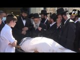 مراسم دفن الضحايا الذين قضوا في تدافع ضخم خلال حجّ يهودي بإسرائيل