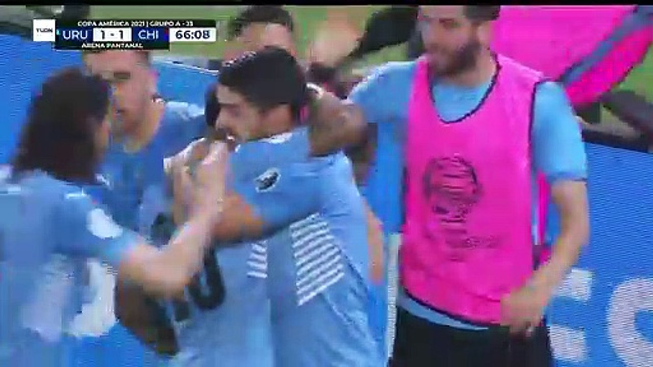 Arturo Vidal Own Goal For Uruguay 1-1 Chile - Copa America 21-06-2021