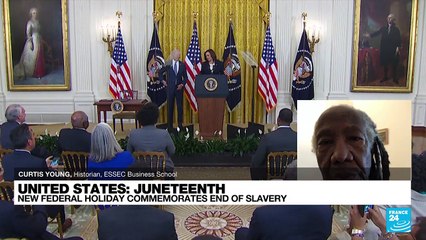 United States- Juneteenth- Biden signs bill creating new federal holiday