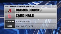 Diamondbacks @ Cardinals Game Preview for JUN 28 -  8:15 PM ET