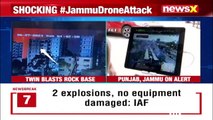 Twin Blasts Rock J&K Air Force Base Pak Funding Drone Terror NewsX