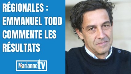 Emmanuel Todd commente les résultats des régionales pour Marianne
